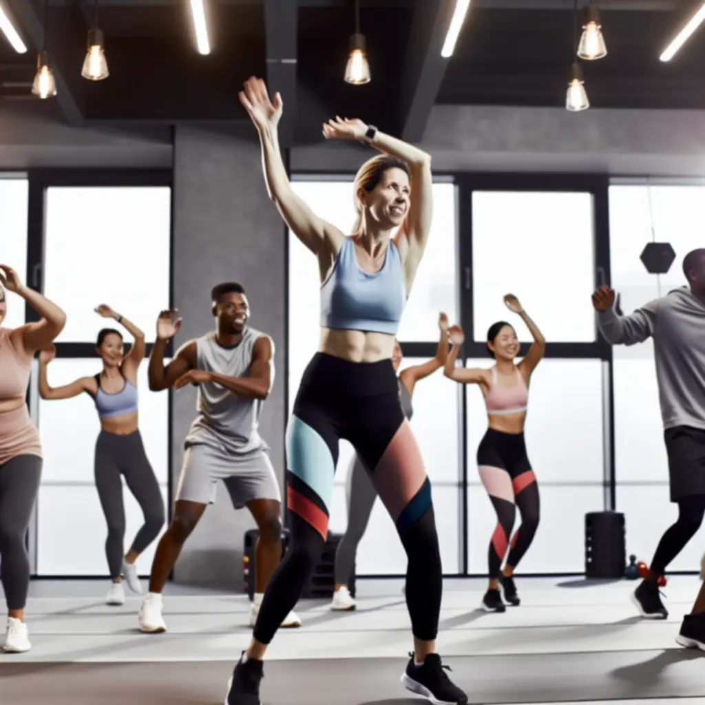 Energetikus csoportos fitneszóra a Hun Fitness termében