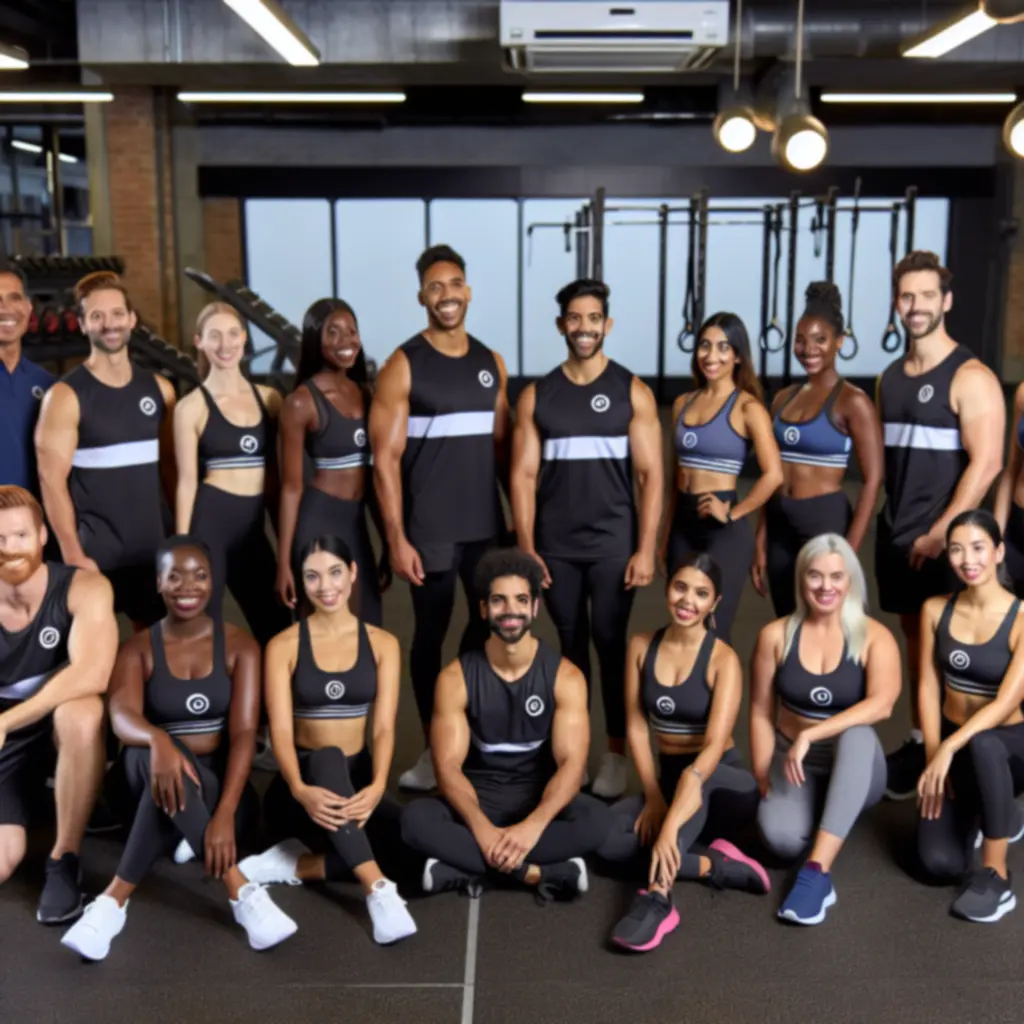 Mosolygó Hun Fitness csapat, edzők és munkatársak