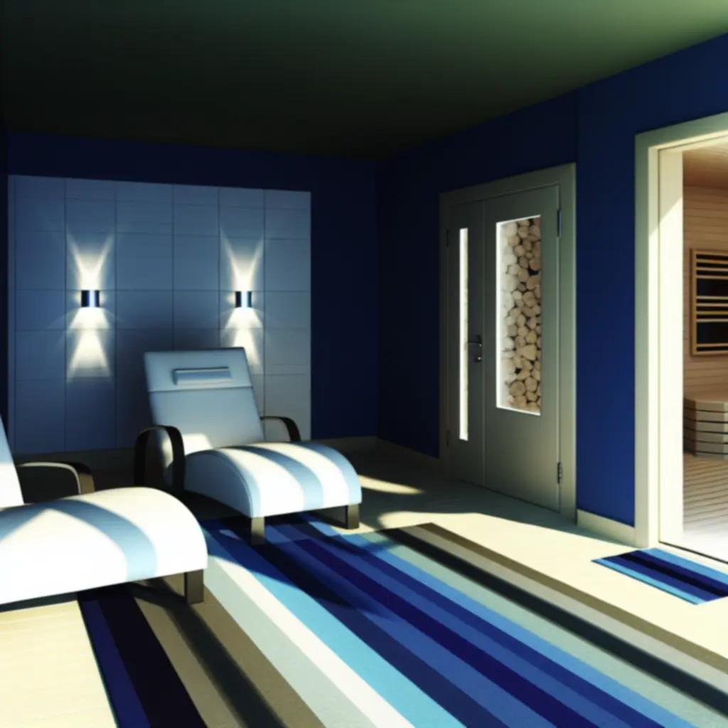 Hangulatos relaxációs és pihenőszoba a Hun Fitness wellness részlegén